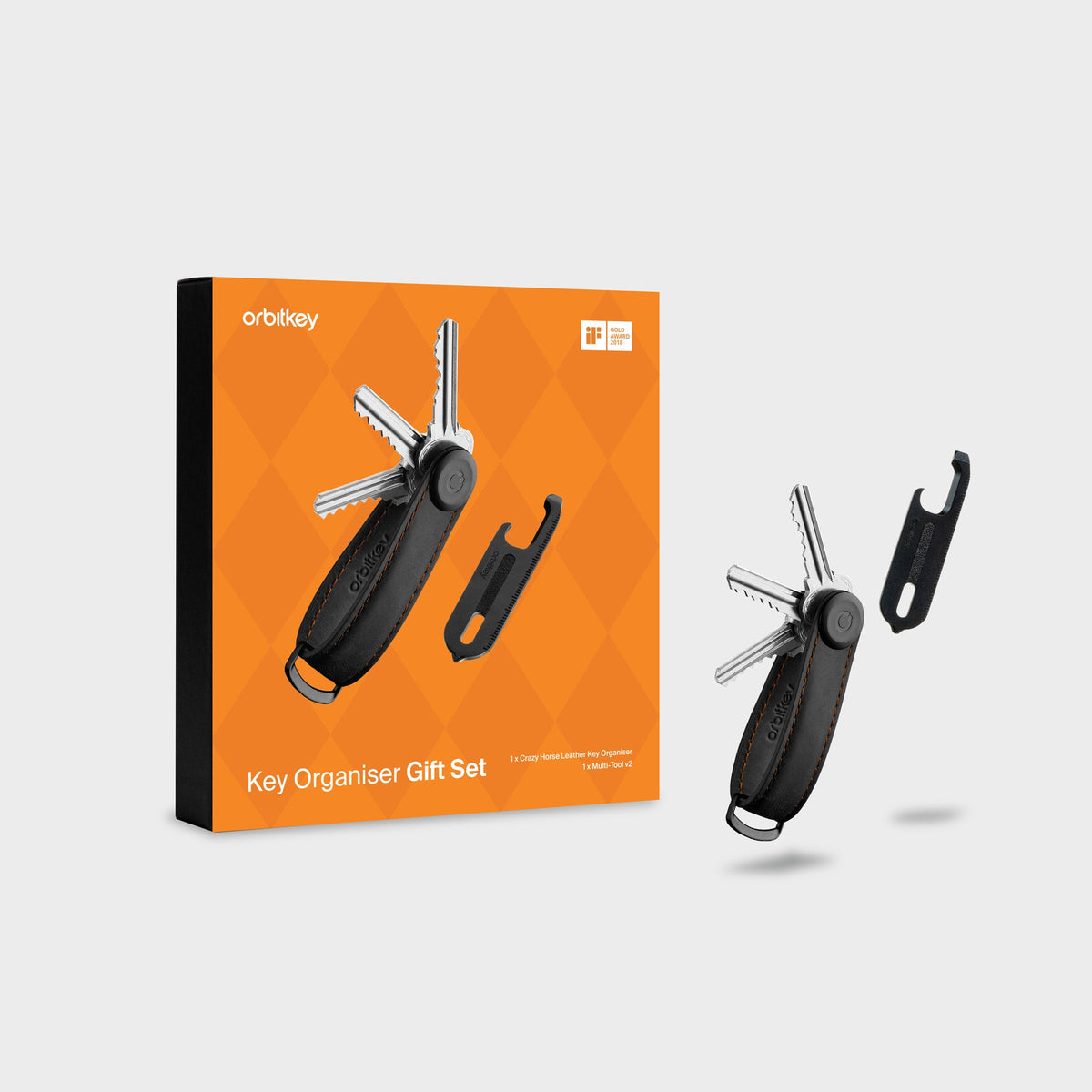 Key Organizer Crazy Horse + Multi-Tool v2 Set – Orbitkey