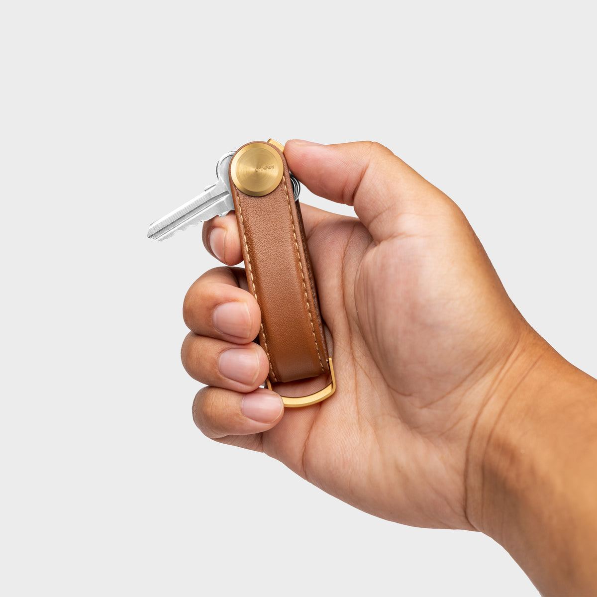 Orbitkey Key Organizer Pro - Leather (Blackout) at Amazon