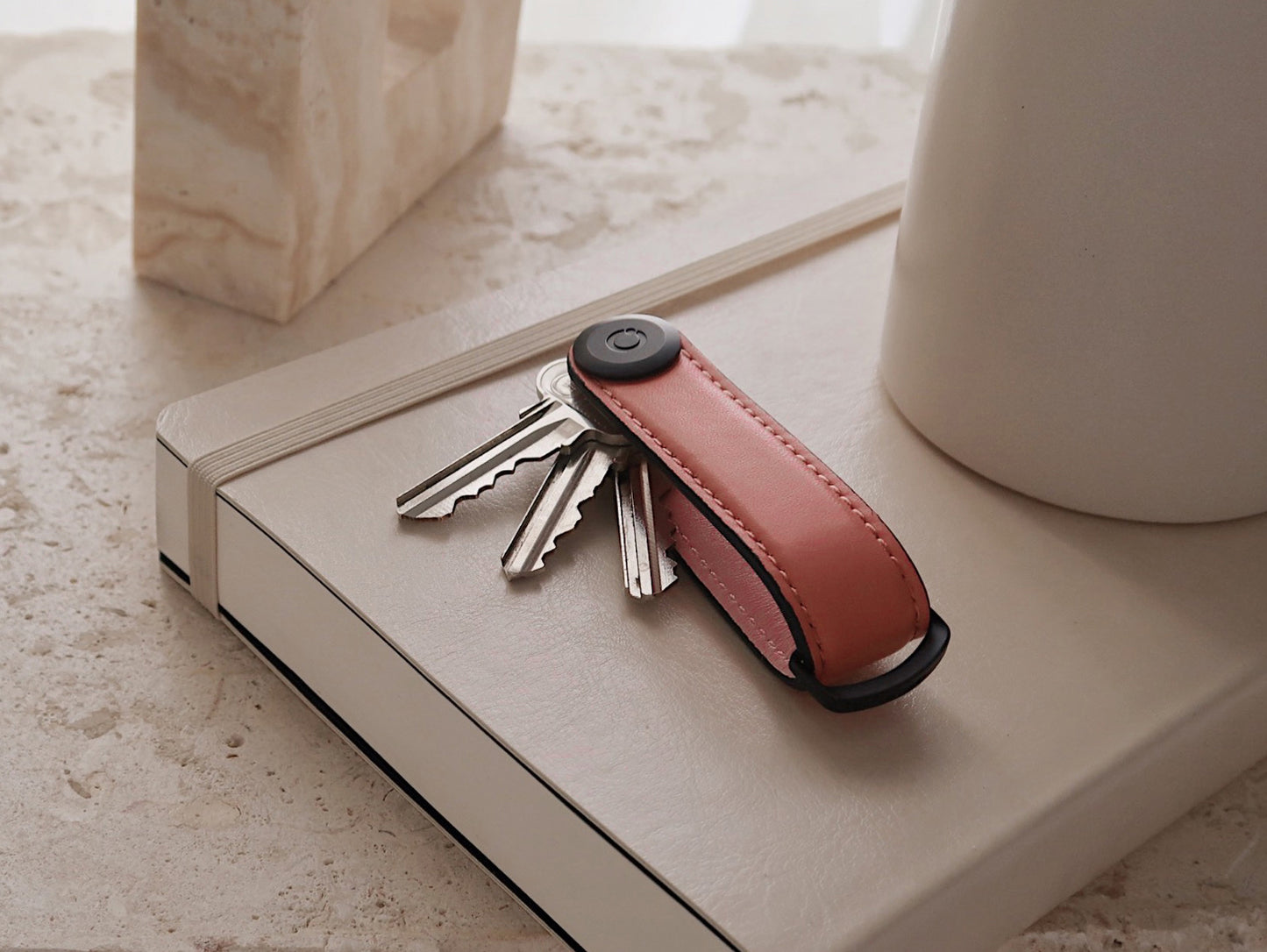 shenky Schlüsselanhänger Key Organizer, Schlüsselanhänger Echtes Leder (für  mehrere Schlüssel, Pocket Smart Keyholder)