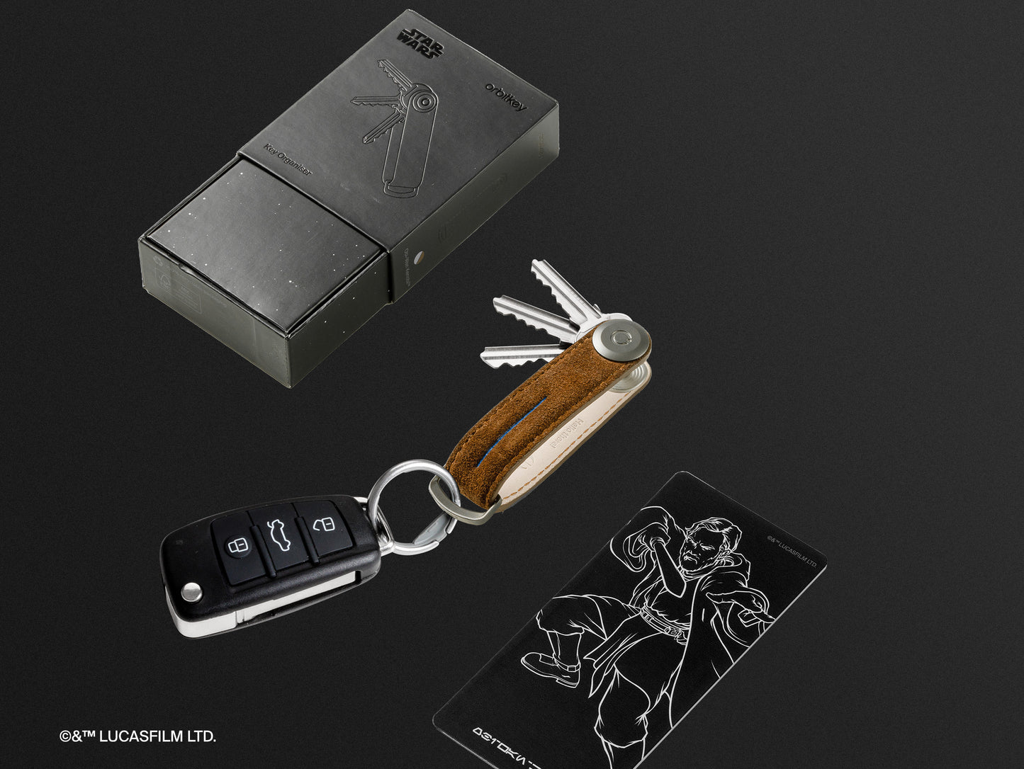 Star Wars Obi-Wan Kenobi Orbitkey Leather Key Organizer at Swiss