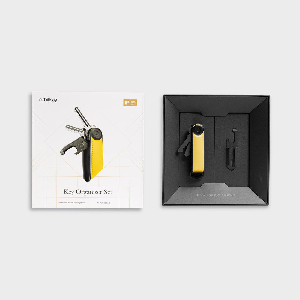 Key Organizer Hybrid Leather + Multi-Tool v2 Set