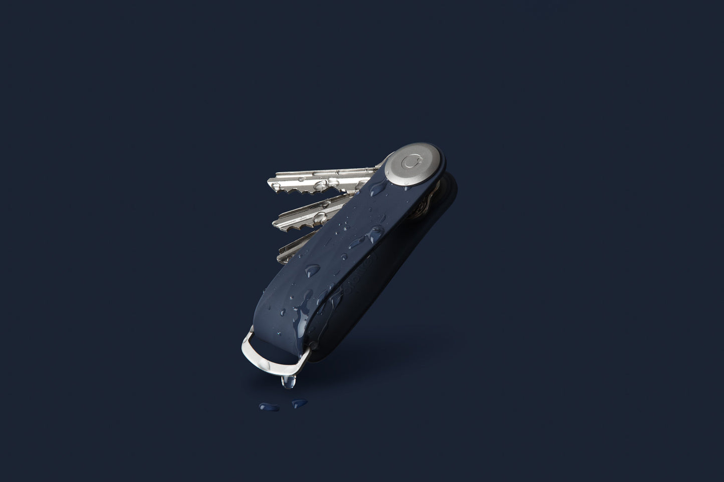Authentics Orbit Schlüsselanhänger, Schlüsselorganizer, V2A, Gummi, Soft  Blue, 1000006