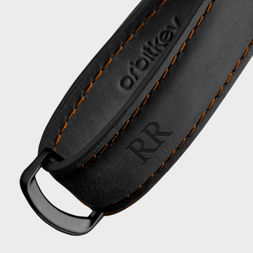 black-with-orange-stitching-