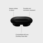 Magnetic Cable Holder - Black
