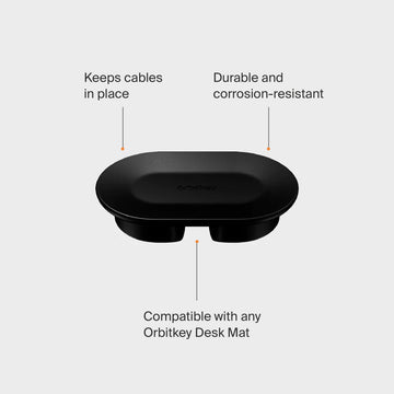 Magnetic Cable Holder - Black