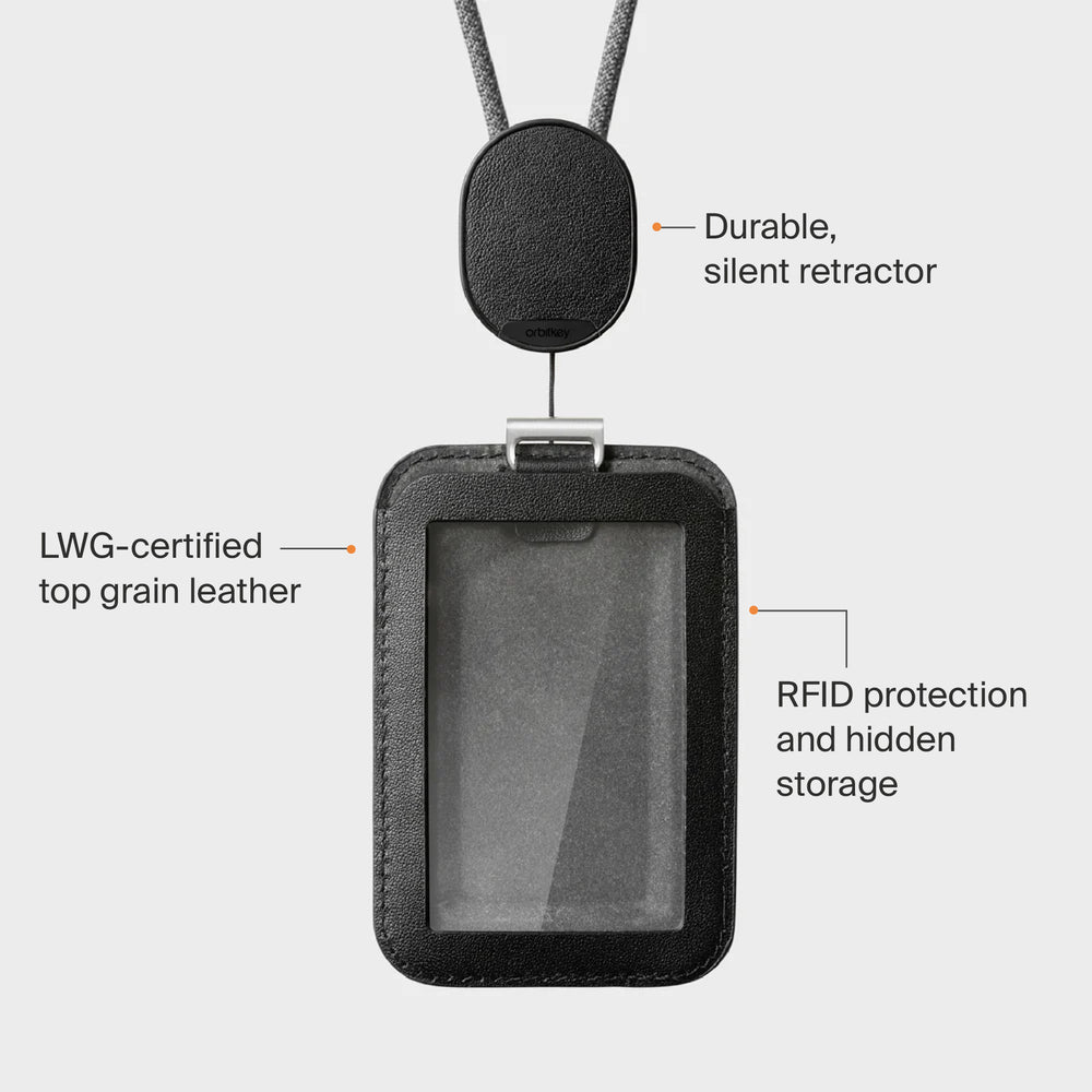 id card sleeve ID Card Holder Pro – Orbitkey