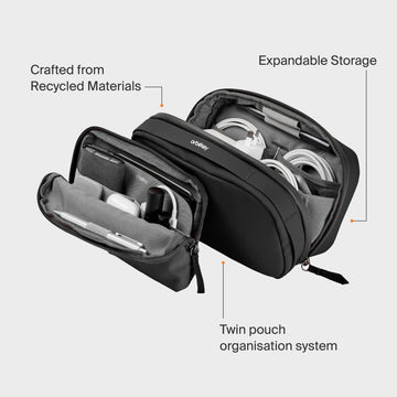 2-in-1 Tech Accessory Pouch