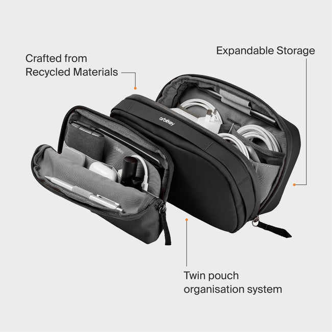 2-in-1 Tech Accessory Pouch