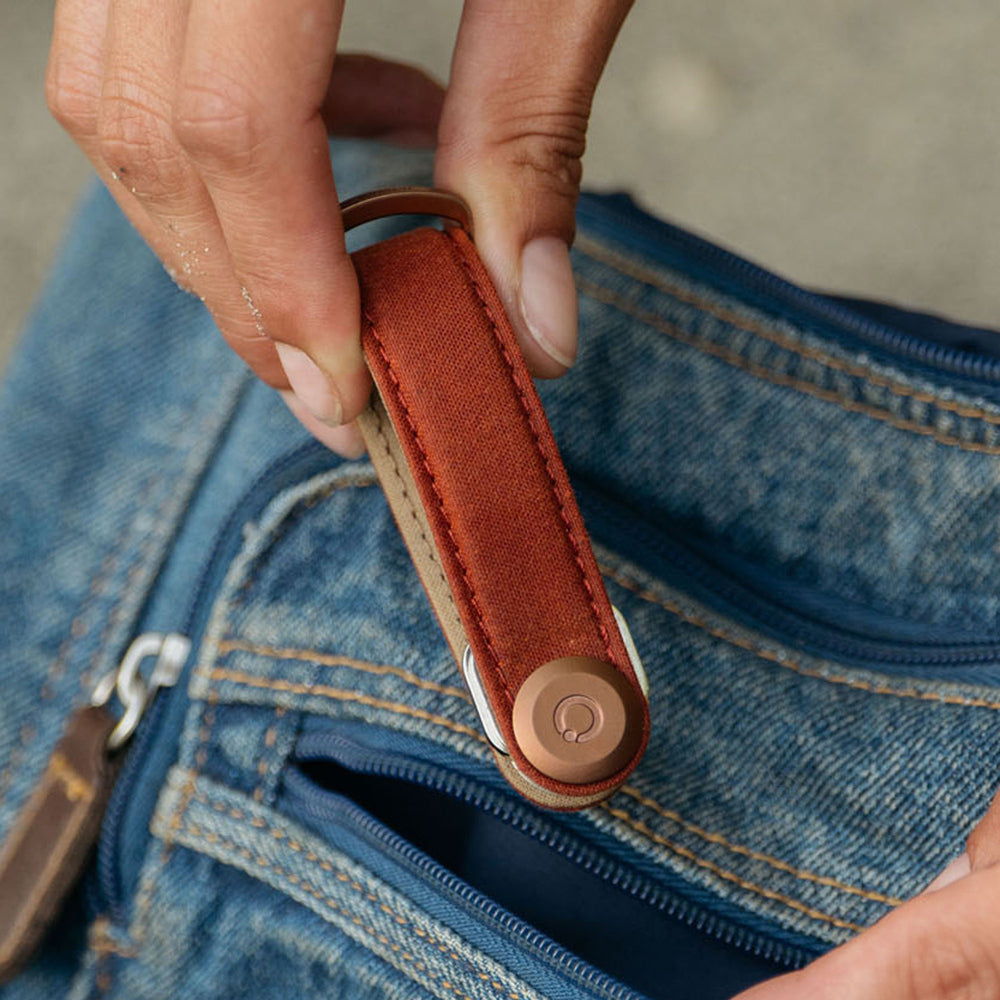 Orbitkey Waxed Canvas Key Organiser