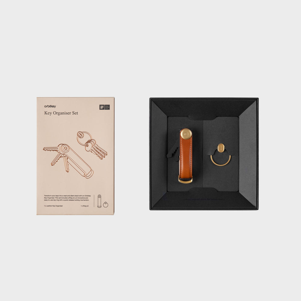 Key Organizer Set - Leather + Ring v2
