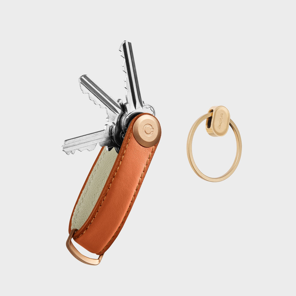 Key Organizer Set - Leather + Ring v2 – Orbitkey